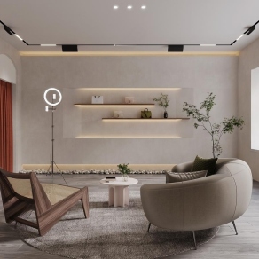 侘寂服装直播间3D模型下载